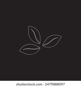 leaf's logo icon vector illustration template design