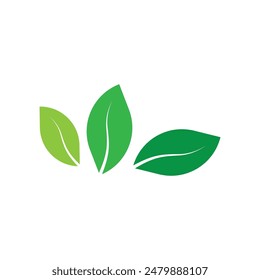 leaf's logo icon vector illustration template design