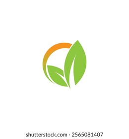leaf's logo icon vector illustration template design