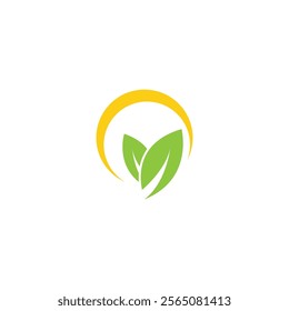 leaf's logo icon vector illustration template design