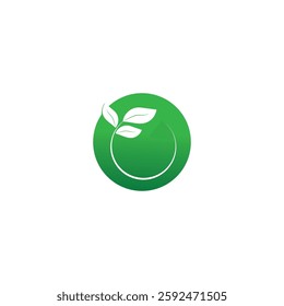 leaf's logo icon vector illustration template design