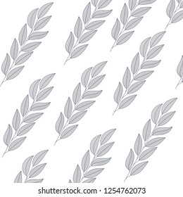 leafs pattern isolated icon