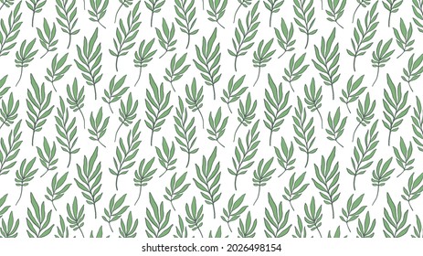  Leafs Pattern Texture with Green color