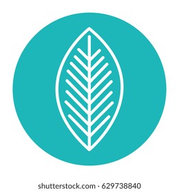 leafs plant decorative icon