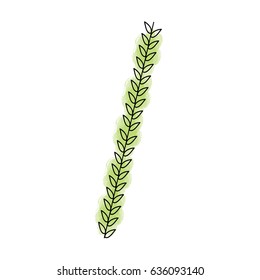 leafs plant decorative icon