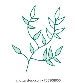 leafs plant decorative icon