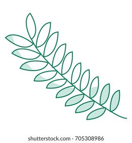 leafs plant decorative icon