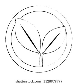 leafs plant ecology emblem