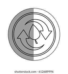 leafs plant isolated icon