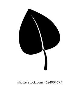 leafs plant isolated icon