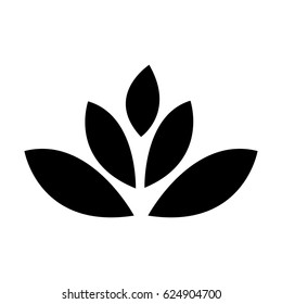 leafs plant isolated icon
