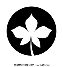 leafs plant isolated icon