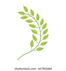 leafs plant wreath icon