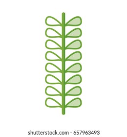 leafs plant wreath icon
