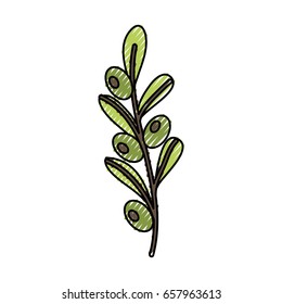 leafs plant wreath icon