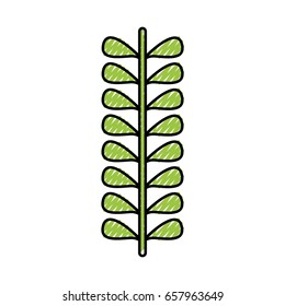 leafs plant wreath icon