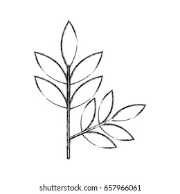 leafs plant wreath icon