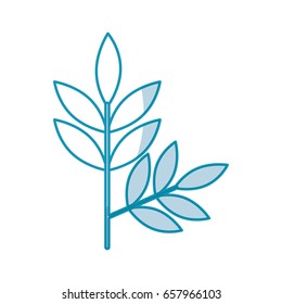 leafs plant wreath icon