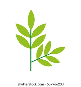 leafs plant wreath icon