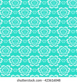 Leafs seamless vector floral pattern. Elegance floral seamless pattern. Background with leafs. Abstract geometric texture. Use for wallpaper, wrapping, invitation, etc.