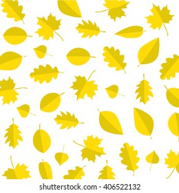 Leafs vector illustration wallpaper texture 