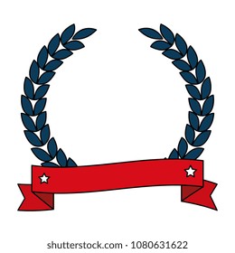 leafs wreath crown icon