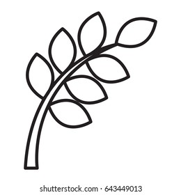 leaft icon outline