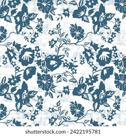 Leafy flowers wallpaper Pattern Floral design