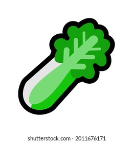 Leafy Green Icon Isolated Vector Illustration. High Quality Flat Style Vector Icon