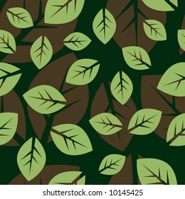 Leafy Seamless Background