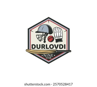 League Cricket sports logo design