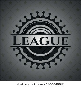 League dark emblem. Retro. Vector Illustration. Detailed.