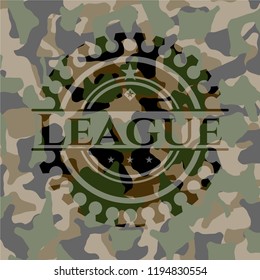 League on camo texture