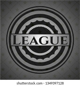 League retro style black emblem