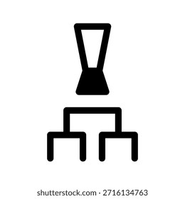 Illustration zum Entwurf eines Vektorsymbols für Legatentabellen