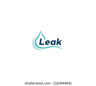 Leak Logo Design vector Template