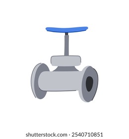 leak plumbing valve cartoon. repair pressure, flow control, shutoff fixture leak plumbing valve sign. isolated symbol vector illustration