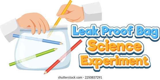 Leak Proof Bag Science Experimental ilustración