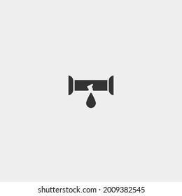 Leak vector icon illustration sign