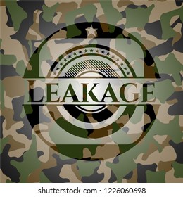 Leakage camouflaged emblem