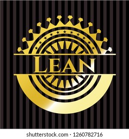 Lean gold emblem