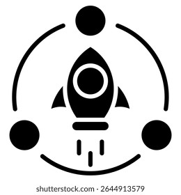 Lean Icon Element for Design