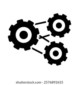 Lean Management Icon Element For Design