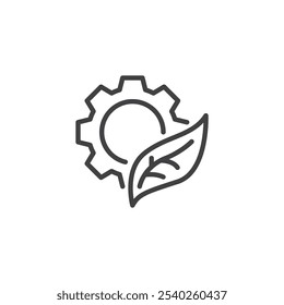 Lean Manufacturing line icon. linear style sign for mobile concept and web design. Reducing waste to improve quality outline vector icon. Efficiency and cost reduction symbol, logo illustration.