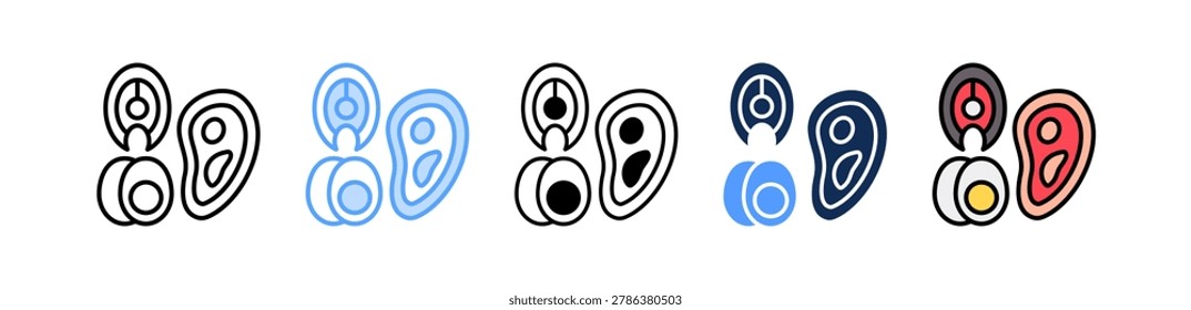 Lean Protein Icon Multiple Style
