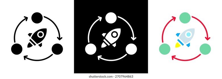 Schlankes Startsymbol eines Symbolstil-Vektors