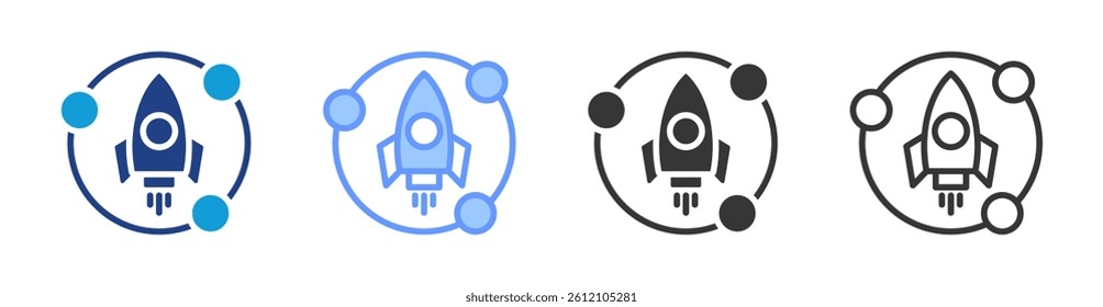 Lean Startup icon set multiple style collection