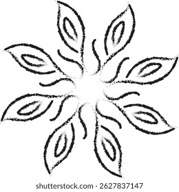 Leap flower officiële mandala ontwerp 