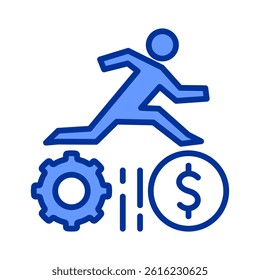 Leap Icon Element For Design