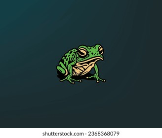 Leap to victory with our dynamic frog logo for sports teams. Symbolize agility and winning spirit with style.